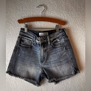 KanCan Distressed Blue Jean Shorts